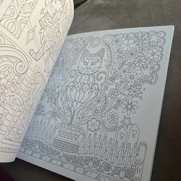 MYSTICAL‎ CATS IN SECRET PLACES: A CAT LOVER'S COLORING By Honoel **BRAND NEW** - Picture 13 of 16